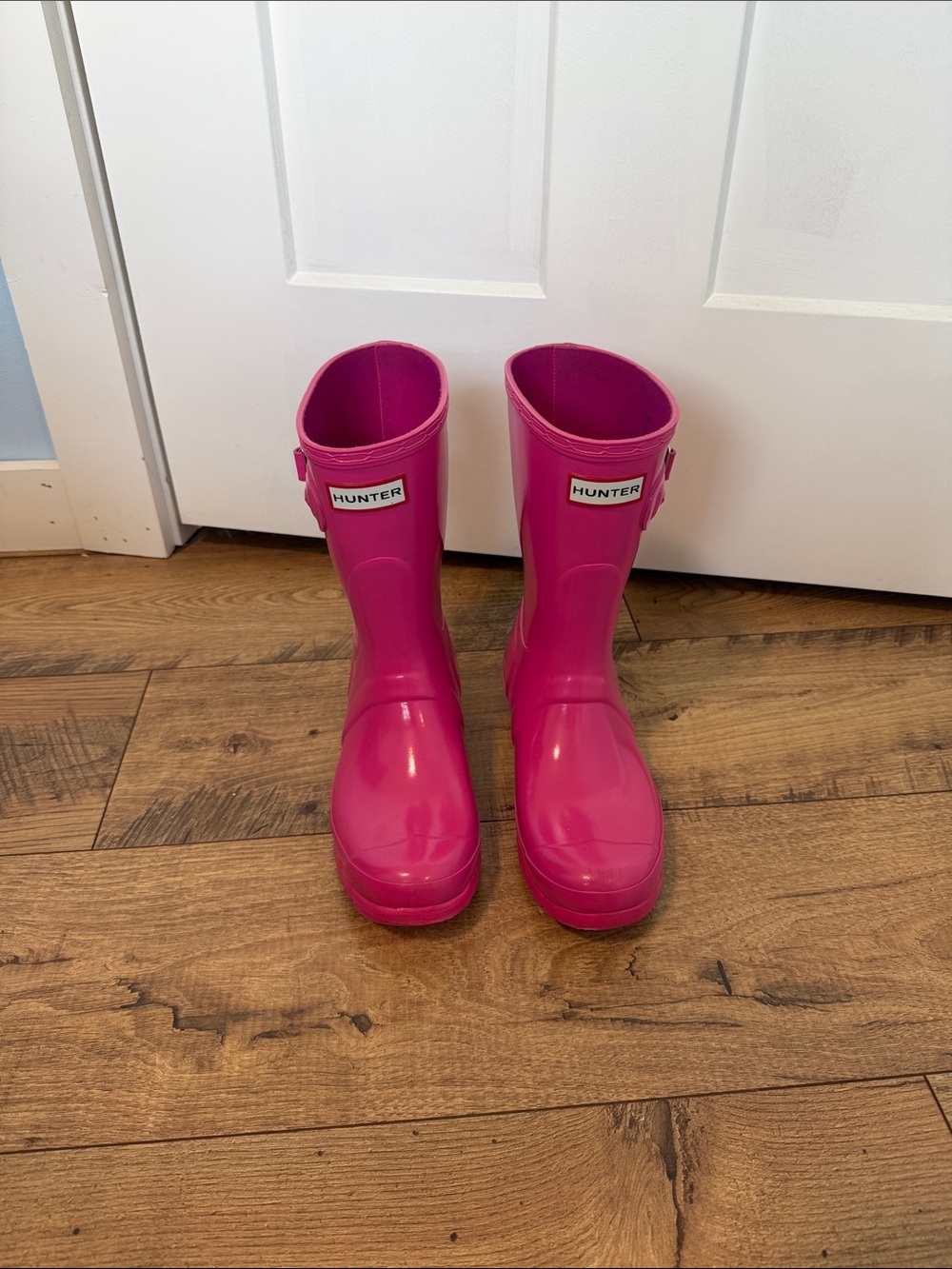 Hunter Woman’s Hot Pink Rain Boots